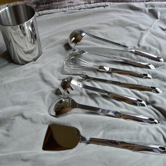 All-Clad Stainless Steel Kitchen Tool Set; 8 piece - Picture 13 of 15
